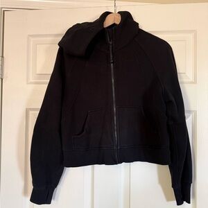 lululemon athletica Black Zip-Up Bomber Hoodie